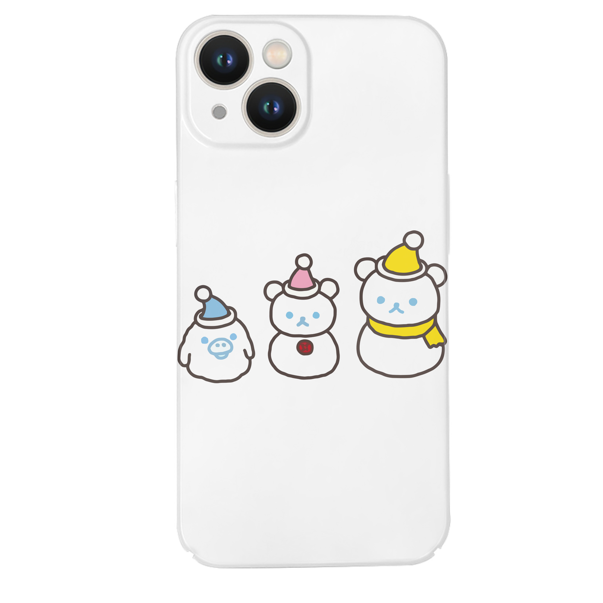 （画像用） リラックマ リラックマ キイロイトリ Rilakkuma Korilakkuma Kiiroitori 【iPhone 14シリーズ対応】ハードケース